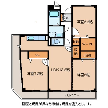 エクセレントスクェア21の物件間取画像